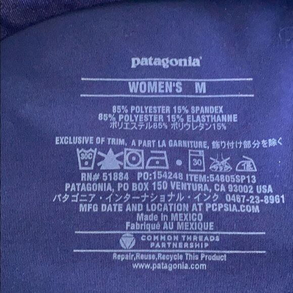 Patagonia Frontside Tank Blue Butterfly M - Picture 5 of 5
